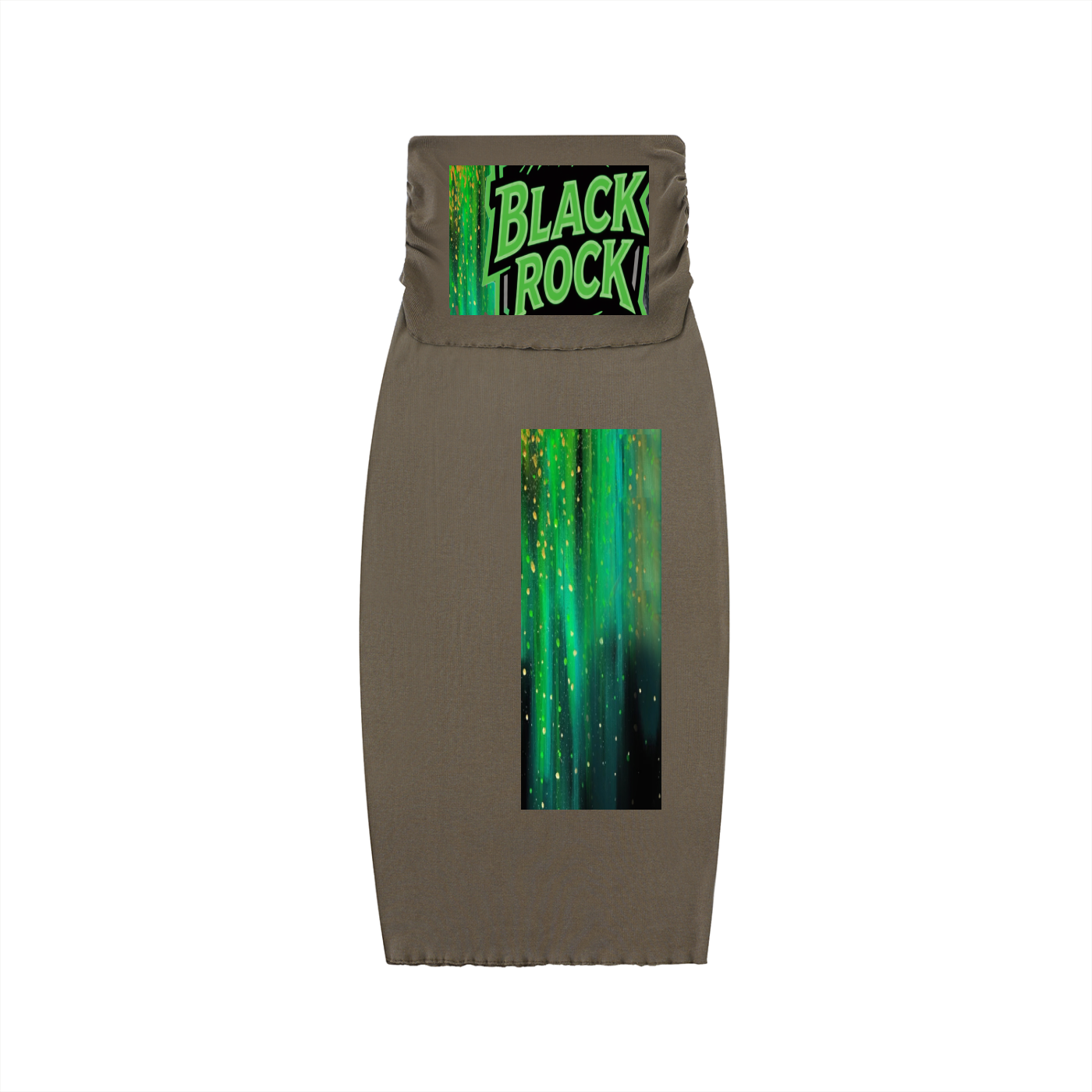 Dyed Washed Straight Hip-Hugging Slim Maxi Skirt