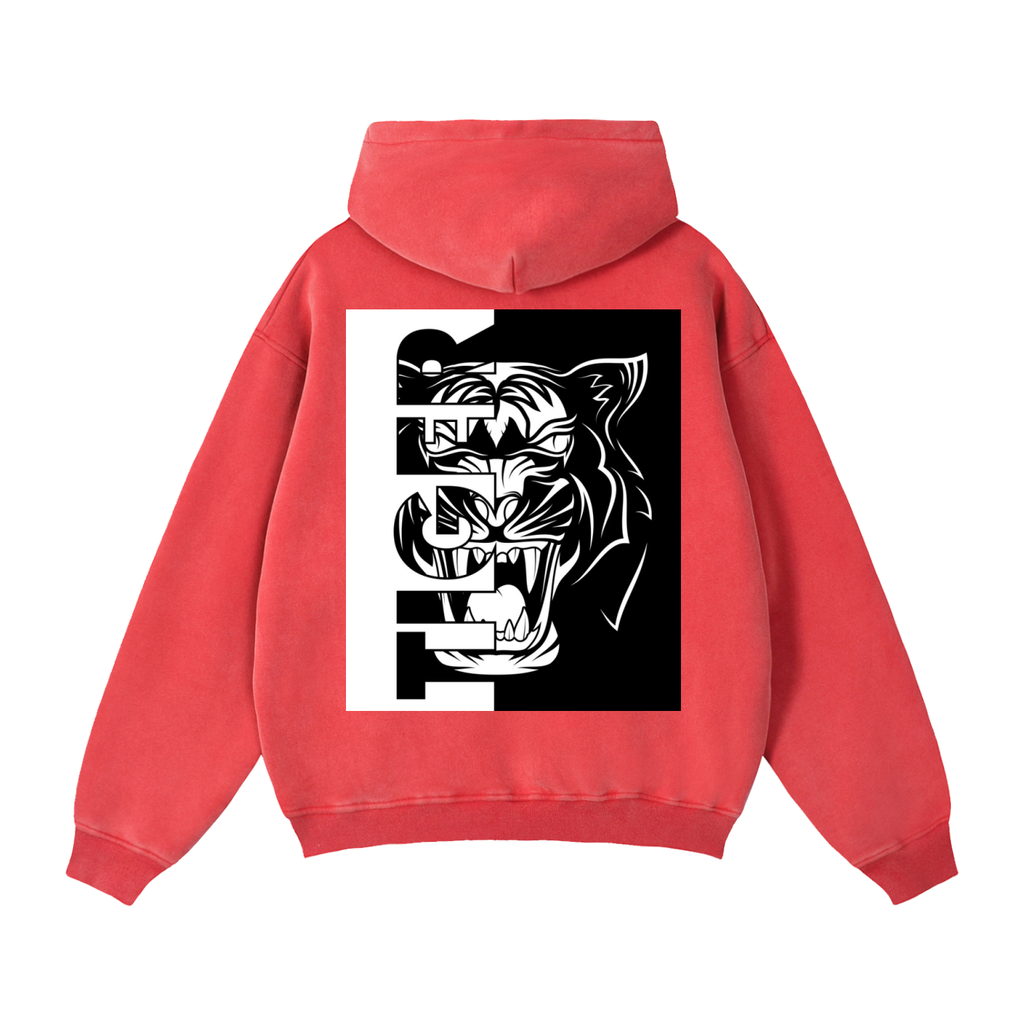 Zip-Through Boxy Fleece Hoodie