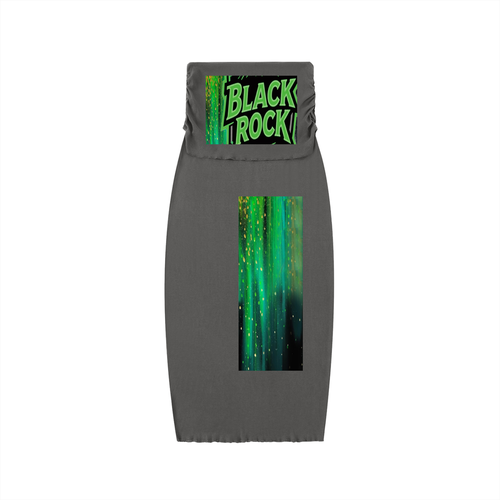 Dyed Washed Straight Hip-Hugging Slim Maxi Skirt
