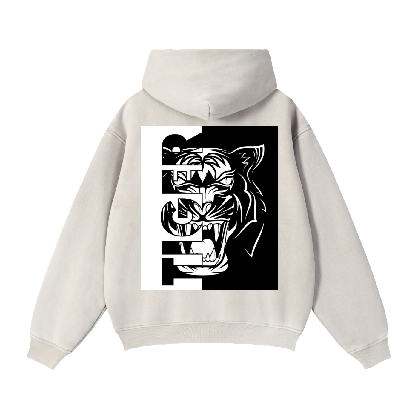 Zip-Through Boxy Fleece Hoodie