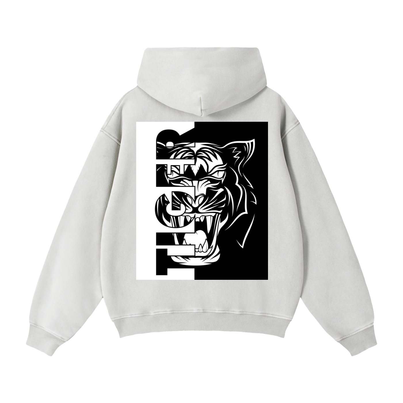Zip-Through Boxy Fleece Hoodie