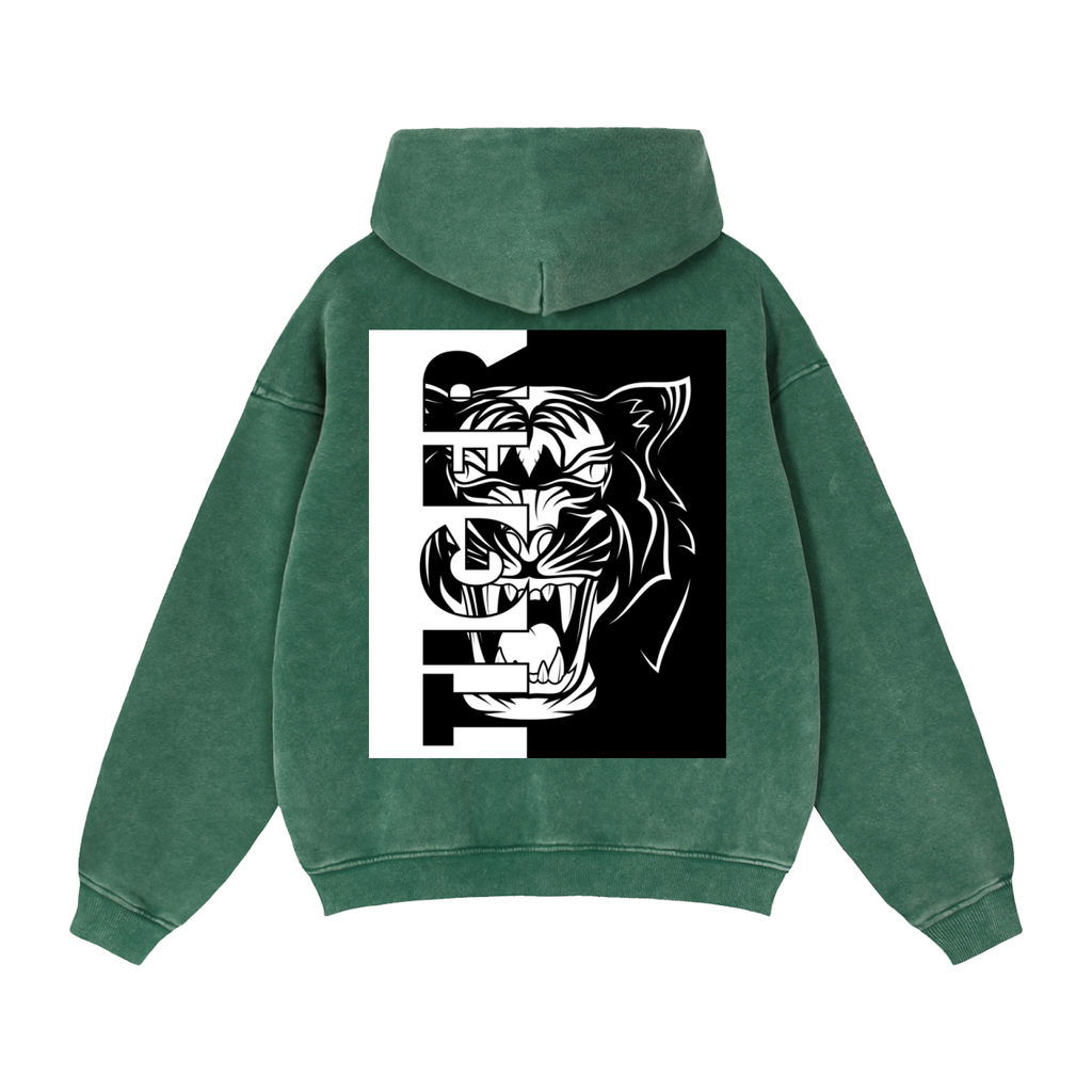 Zip-Through Boxy Fleece Hoodie