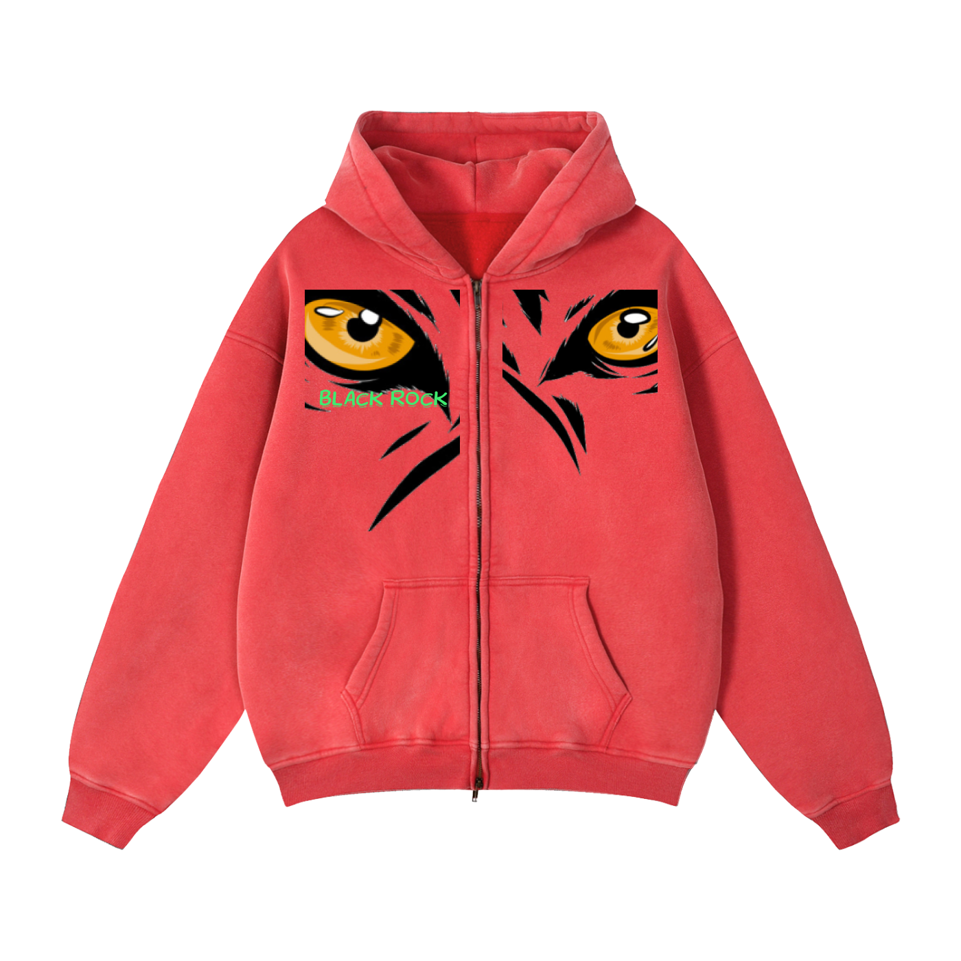 Zip-Through Boxy Fleece Hoodie